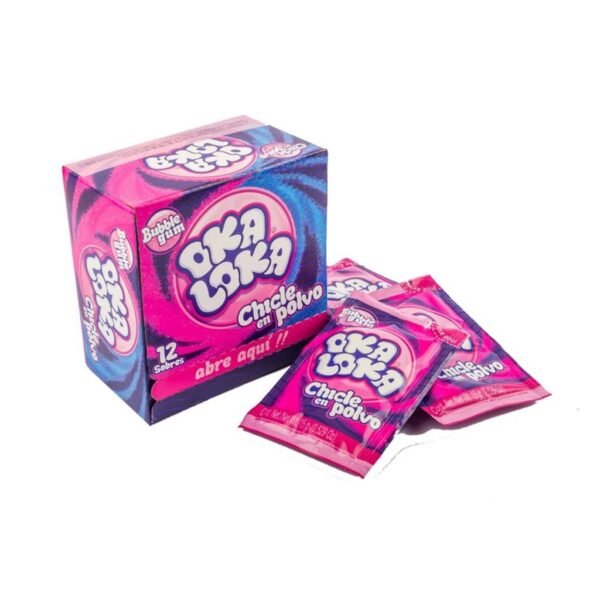 OKA LOKA CHICLE EN POLVO X 12UNDS