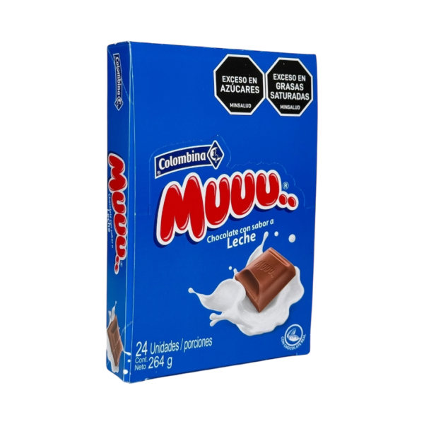 CHOCOLATINA MUU LECHE X 24UNDS