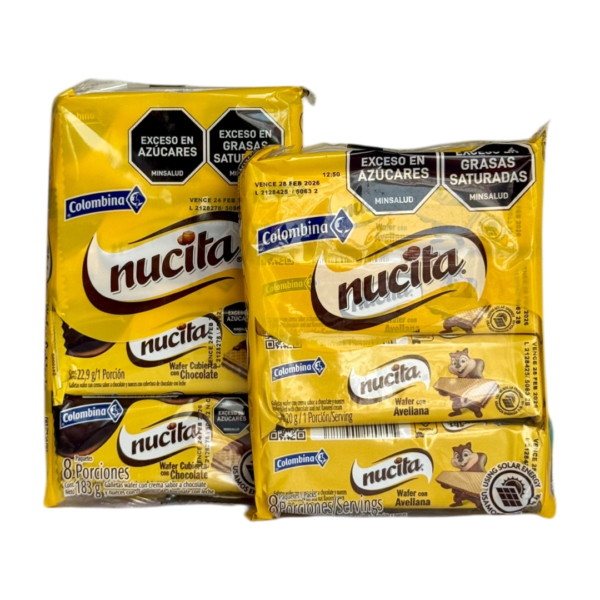 GALLETA NUCITA WAFER X 8UNDS