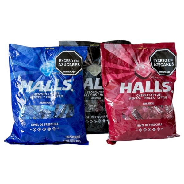 HALLS PEPA X 100UNDS