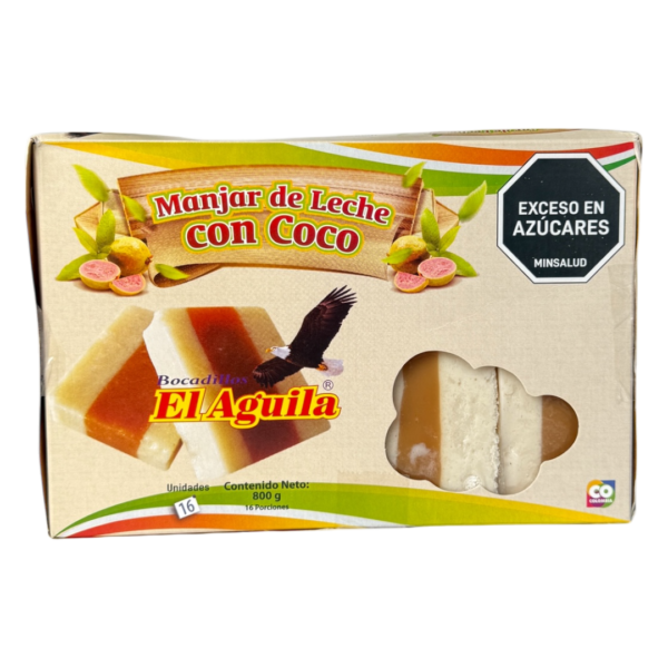 MANJAR LECHE CON COCO EL AGUILA X 16UND