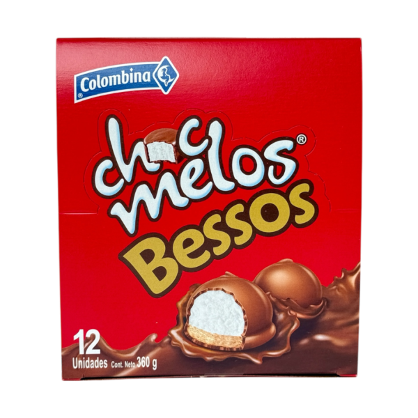 CHOCMELO BESOS X 12UNDS