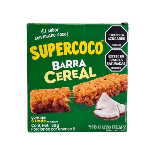 BARRA CEREAL SUPER COCO X 6UNDS