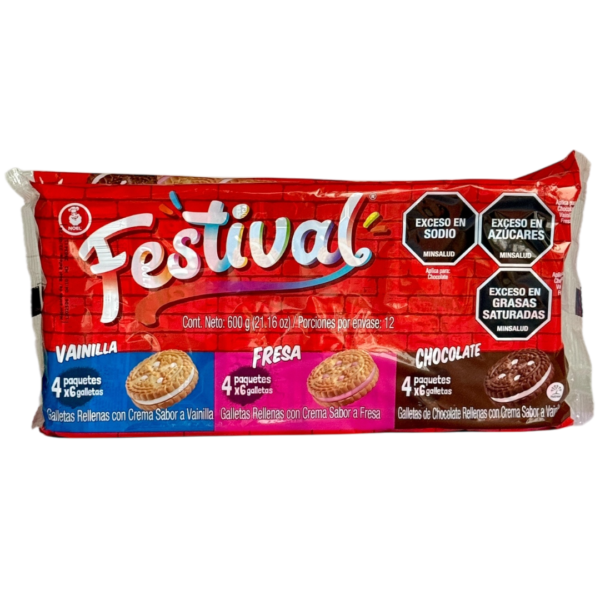 GALLETA FESTIVAL GRANDE X 12UNDS