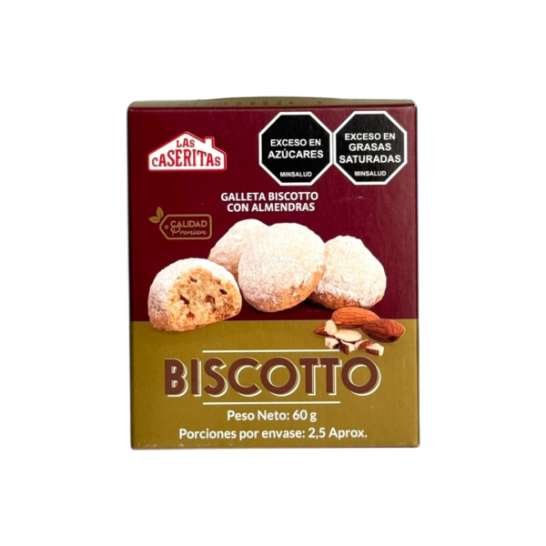 GALLETA BISCOTTO CON ALMENDRAS LA CASERITA X 60gr