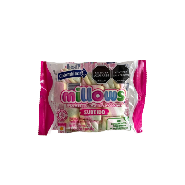 MASMELOS MILLOWS SURTIDO X 35GR