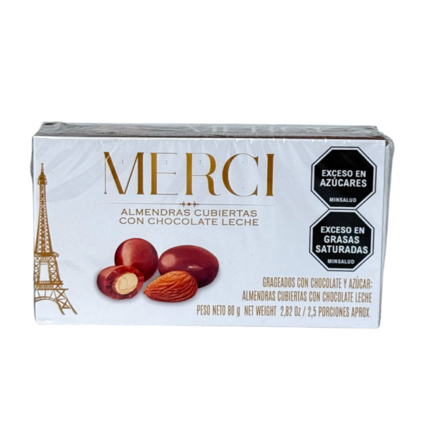MERCI ALMENDRA CON CHOCOLATE  X 80GR