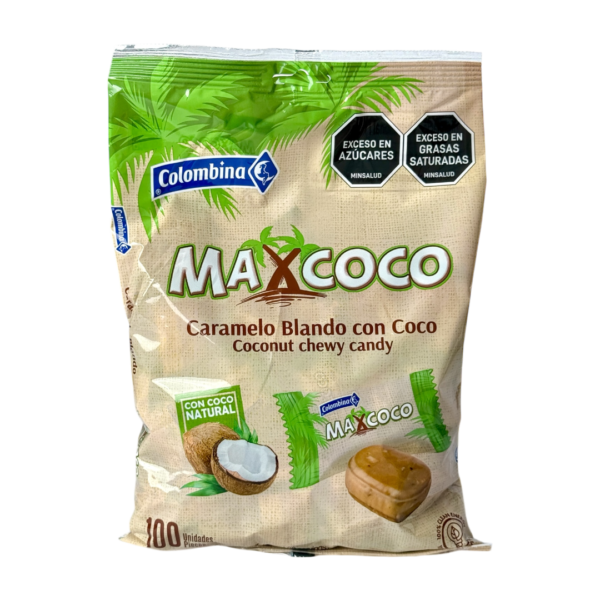 MAX COCO CARAMELO BLANDO X 100UNDS