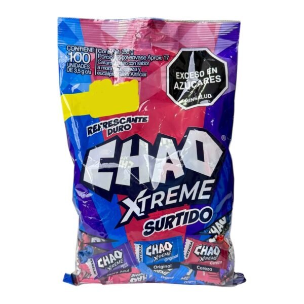 CHAO XTREME SURTIDO X 100UNDS
