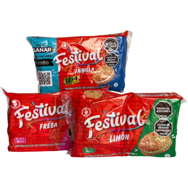 GALLETA FESTIVAL PEQUEÑA X 12UNDS
